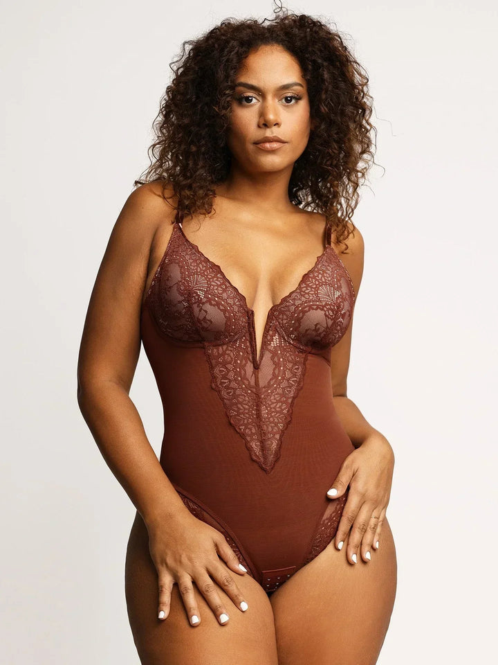 Sarah™ | Shapewear bodysuit met diepe V-hals