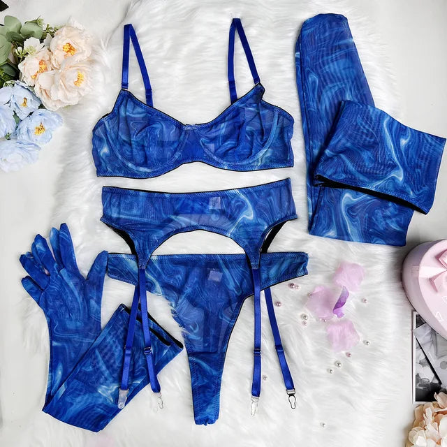 Serena™ | 5-Delige Tie Dye Lingerie Set