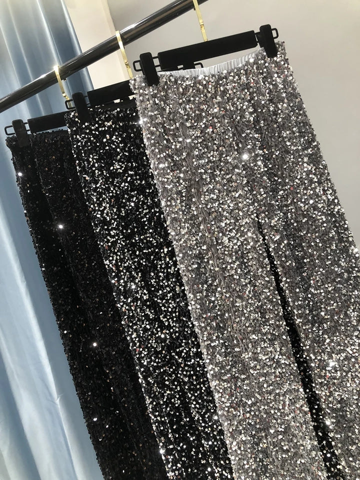 Gitta™ | Feestelijke glitterbroek