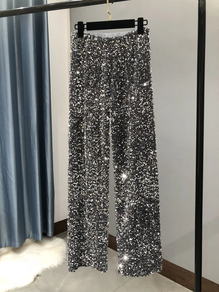 Gitta™ | Feestelijke glitterbroek