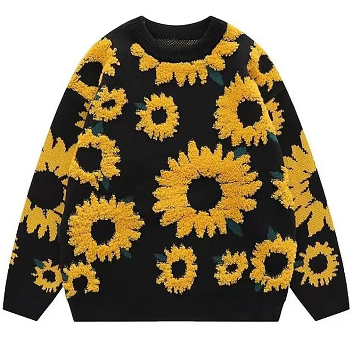 Sunflower™ | Elegante zonnebloemen trui