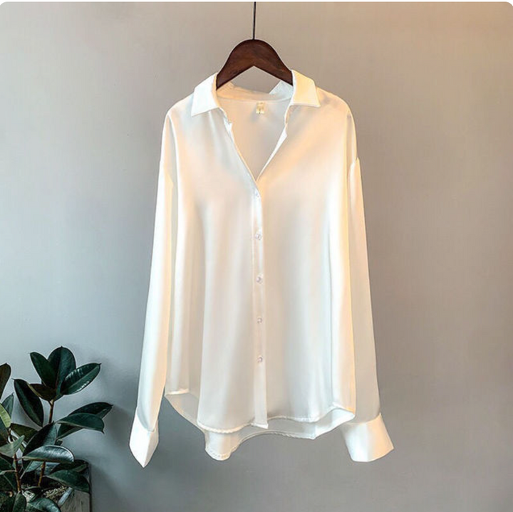 Bridget™ | Satijnen blouse