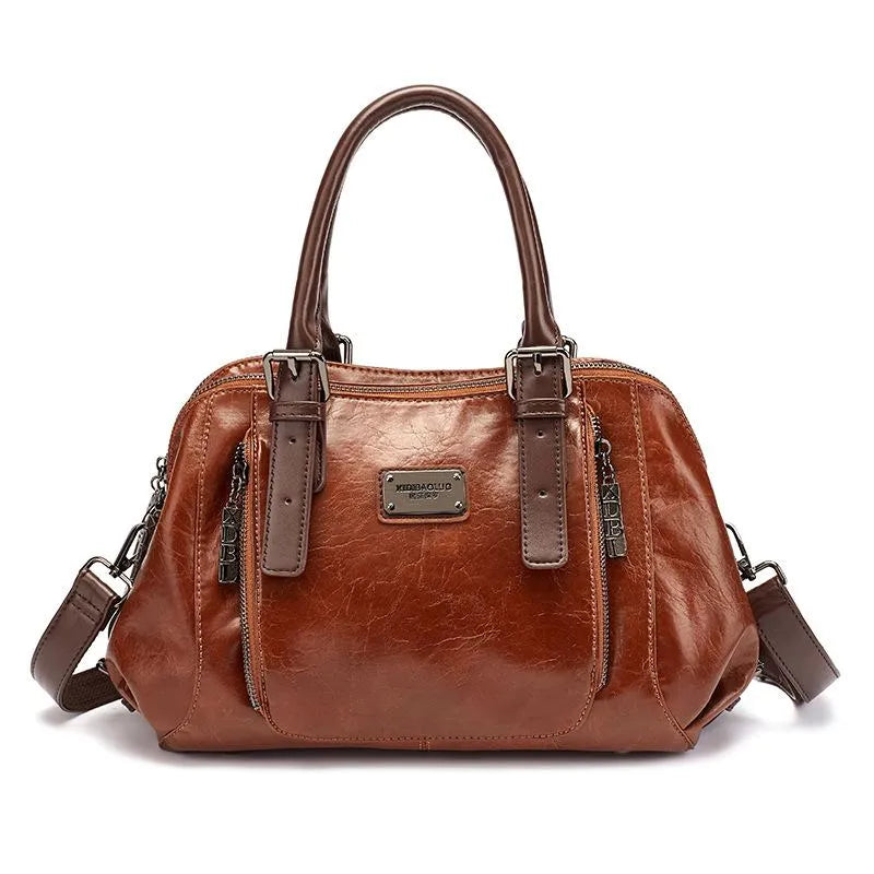 Nancy™ | Trendy Leren Tas